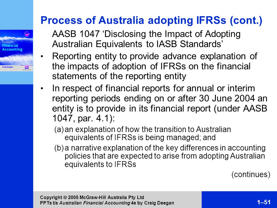 Advanced International Financial Reporting Standards (IFRS)